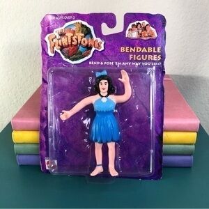 The Flintstones Betty Rubble Bendable Figures Poseable Figurine Movie Vintage